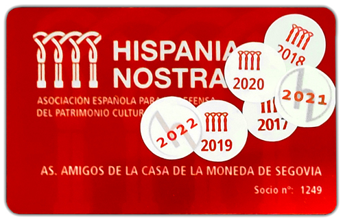 WE ARE MEMBERS OF HISPANIA NOSTRA - These are our membership benefits.