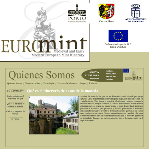 La web de la Asociación consigue traer a Segovia el Proyecto EuroMint